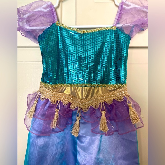 GENIE 🧞‍♂️ DREAM DAZZLERS GREEN AND PURPLE CHILD COSTUME SIZE 5/6 🌟NWOT🌟 - Picture 4 of 9